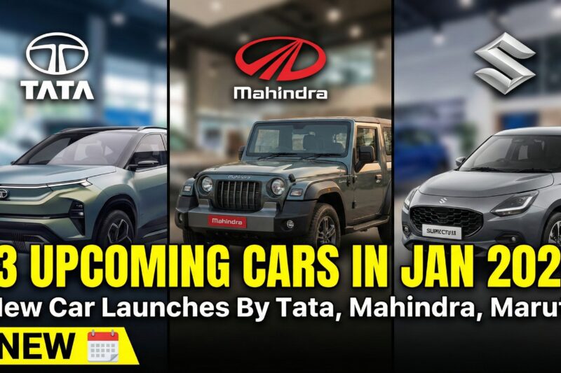 13 Upcoming Cars in Jan 2026 | New Car Launches in 2026 By Tata, Mahindra, Maruti