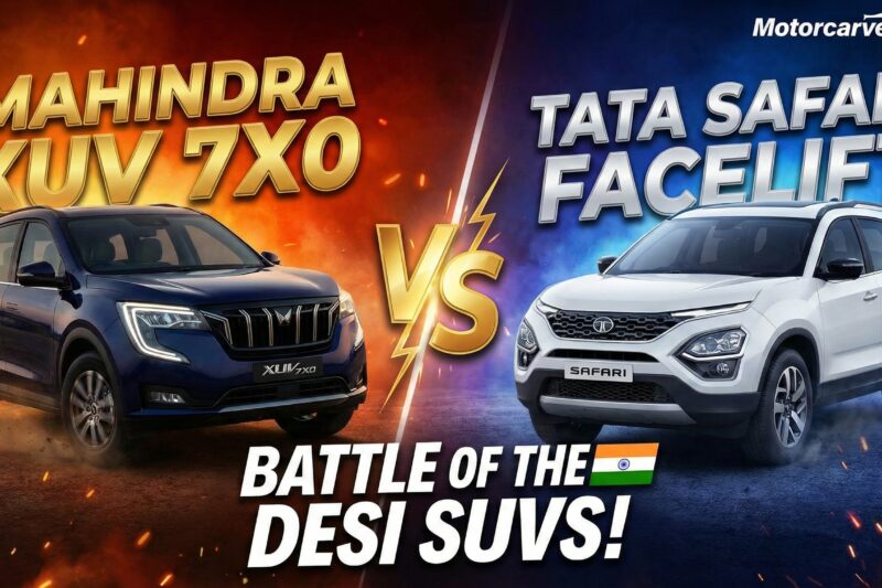 Mahindra XUV 7XO vs Tata Safari Facelift: Battle of the Desi SUVs!