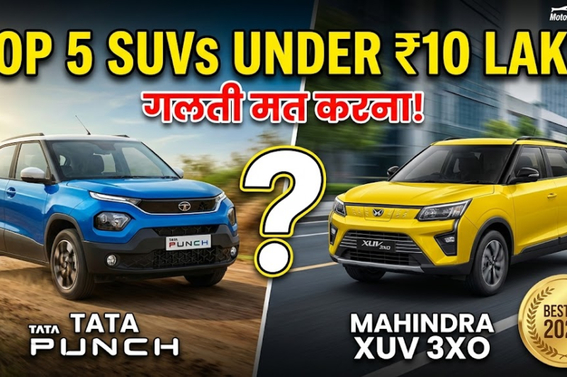 Top 5 SUV Cars Under 10 Lakhs in India (2025-2026): Best Value For Money