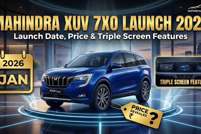 Mahindra XUV 7XO Launch 2026: Launch Date, Price & Triple Screen Features