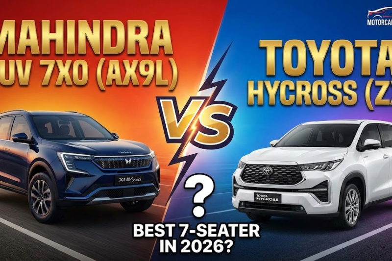 Mahindra XUV 7XO (AX9L) vs Toyota Hycross (ZX): Best 7-Seater in 2026?