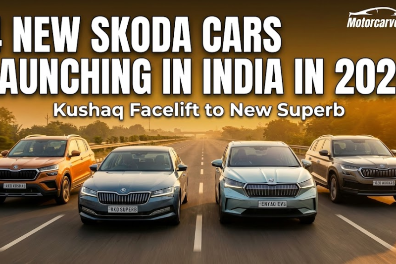 4 New Skoda Cars Launching in India in 2026: Kushaq Facelift to New Superb