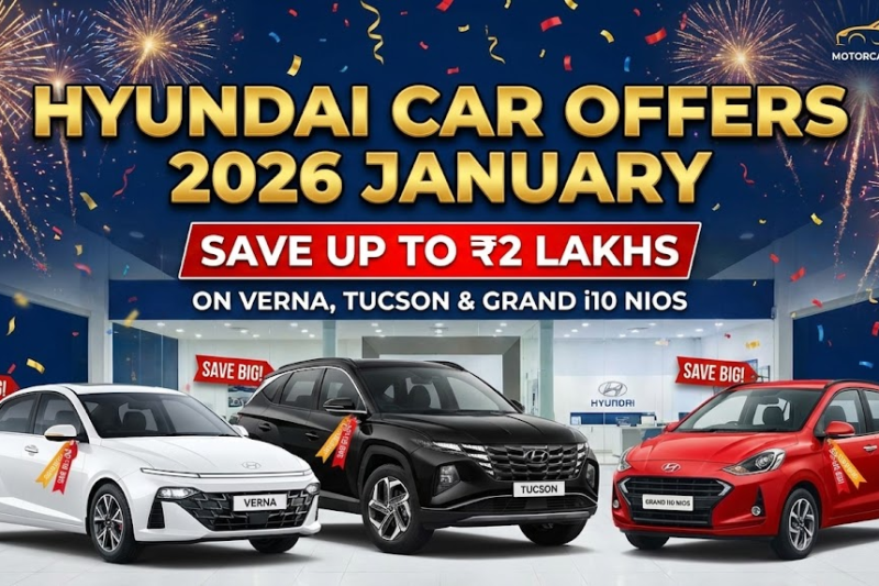 Hyundai Car Offers 2026 January: Save up to ₹2 Lakhs on Verna, Tucson & Grand i10 Nios