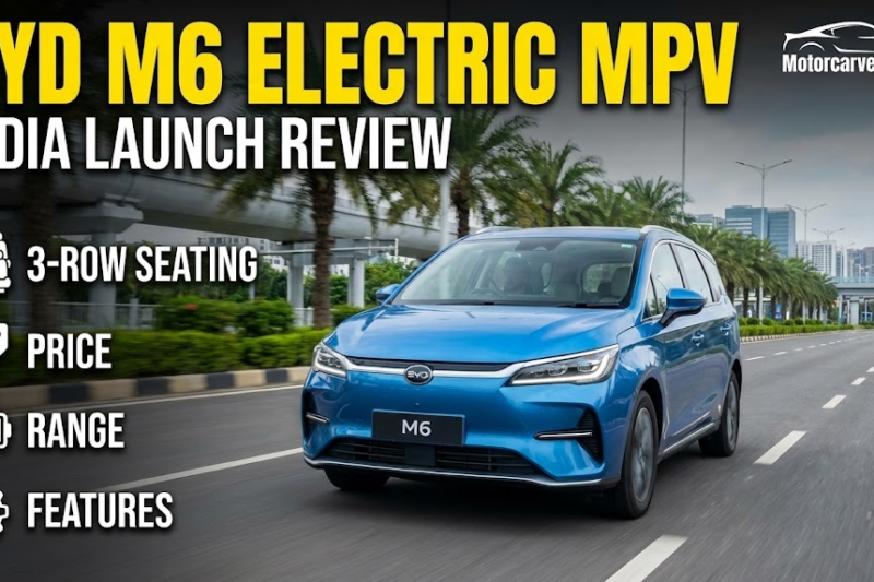 BYD M6 Electric MPV India Launch: 3-Row Seating, Price, Range & Features Review