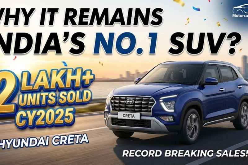 Hyundai Creta Sales Cross 2 Lakh Units in CY2025: Why It Remains India’s No. 1 SUV?
