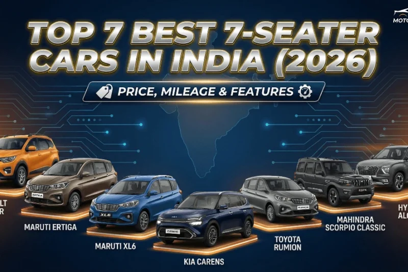 Top 7 Best 7-Seater Cars in India (2026): Price, Mileage & Features