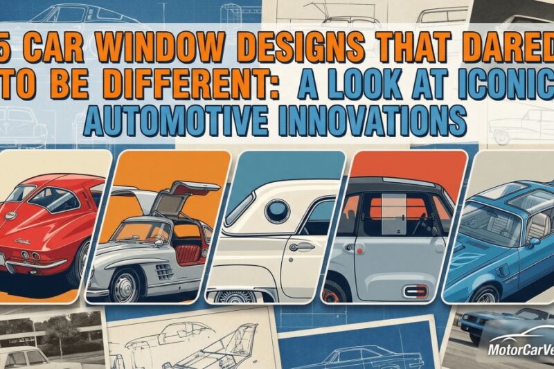 5 Car Window Designs That Dared to Be Different: A Look at Iconic Automotive Innovations