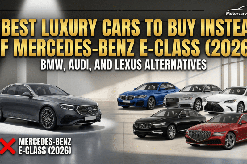 5 Best Luxury Cars to Buy Instead of Mercedes-Benz E-Class (2026): BMW, Audi, and Lexus Alternatives
