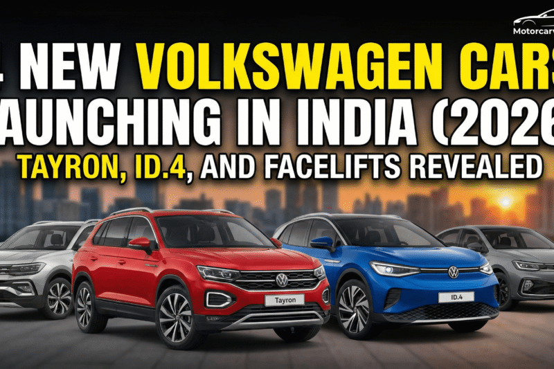 4 New Volkswagen Cars Launching in India (2026): Tayron, ID.4, and Facelifts Revealed