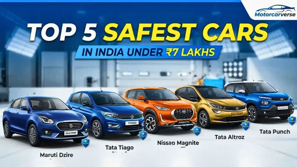 Top 5 Safest Cars in India Under 7 Lakhs