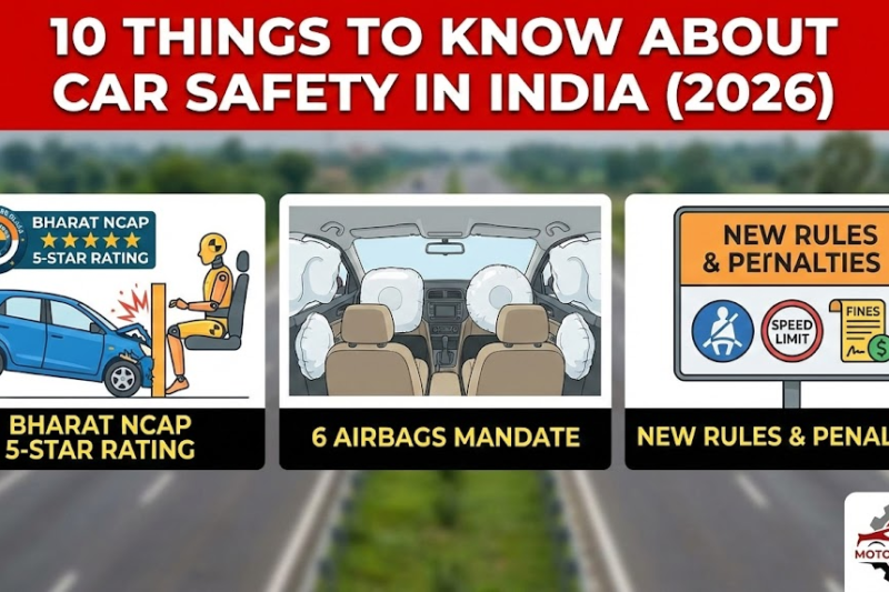 10 Things to Know About Car Safety In India (2026): Bharat NCAP, 6 Airbags & New Rules