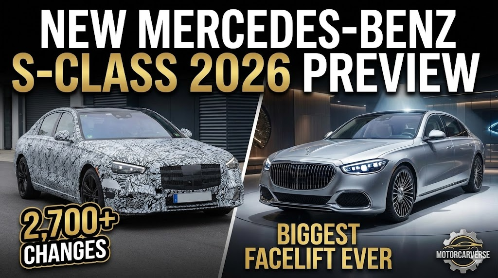 New Mercedes-Benz S-Class 2026 Preview: Biggest Facelift Ever with 2,700+ Changes
