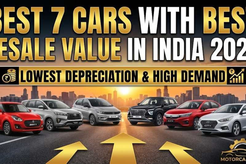 Best 7 Cars with Best Resale Value in India 2026: Lowest Depreciation & High Demand