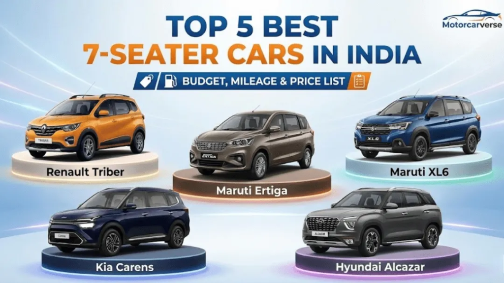Top 5 Best 7-Seater Cars in India: Budget, Mileage & Price List