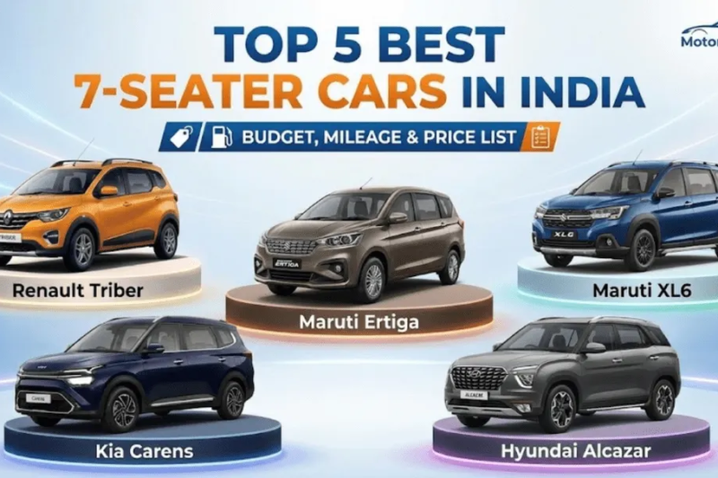 Top 5 Best 7-Seater Cars in India: Budget, Mileage & Price List