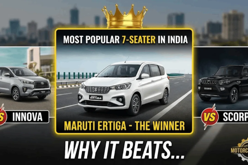 Most Popular 7-Seater in India : Why Maruti Ertiga Beats Innova & Scorpio