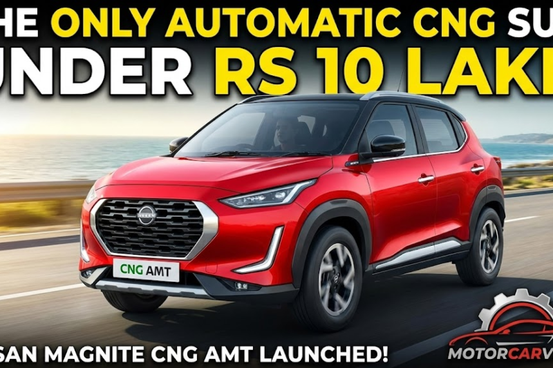 The Only Automatic CNG SUV Under Rs 10 Lakh: Nissan Magnite CNG AMT Launched!