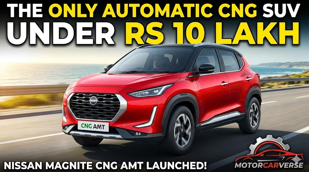 The Only Automatic CNG SUV Under Rs 10 Lakh: Nissan Magnite CNG AMT Launched!