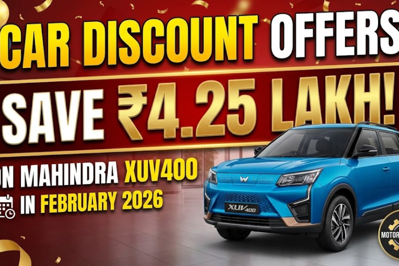Car Discount Offers on Mahindra XUV400 In February 2026: Save ₹4.25 Lakh!