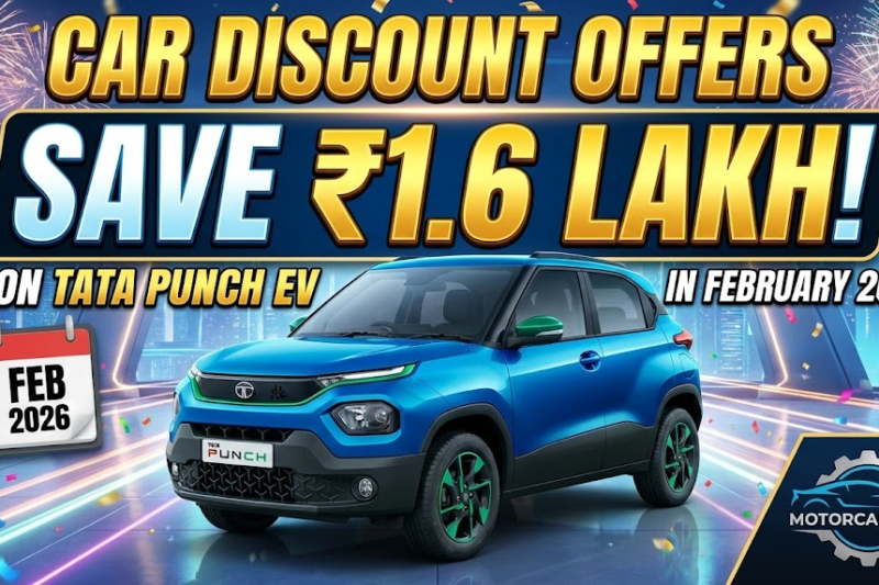 Car Discount Offers on Tata Punch EV In February 2026: Save ₹1.6 Lakh!