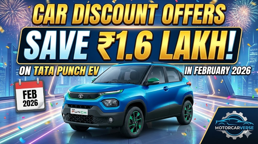 Car Discount Offers on Tata Punch EV In February 2026: Save ₹1.6 Lakh!