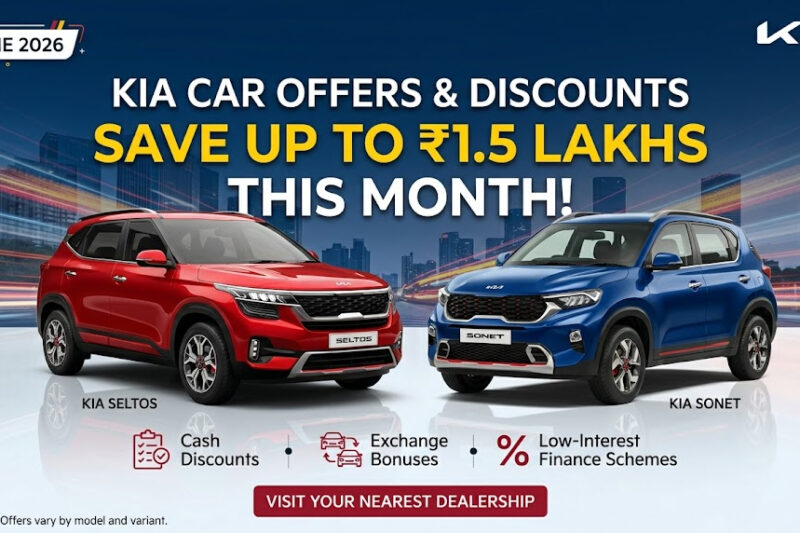 Kia Car Offers and Discounts In June 2026: Save Up to ₹1.5 Lakhs This Month!