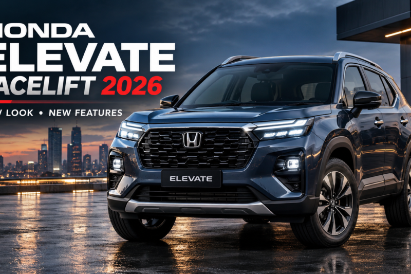 Honda Elevate Facelift 2026: Launch Date, Price, Features & Changes