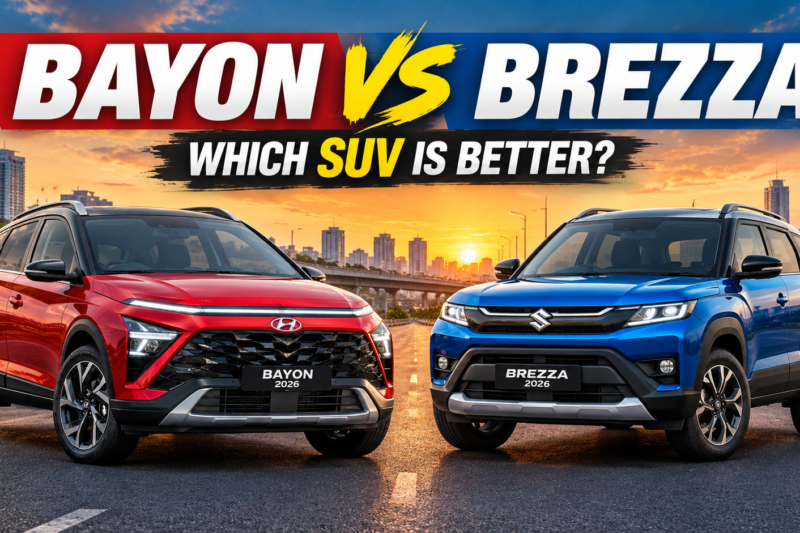 Hyundai Bayon vs Maruti Brezza 2026: Price, Features & Mileage